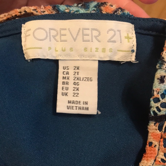 5/$25 Forever 21 + Floral Lace Circle Dress - Picture 8 of 8